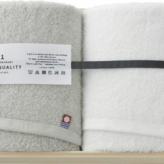 【ラッピング無料】国産 今治 ONE QUALITY フェイスタオル 2P Q-55300 綿100% 日本製