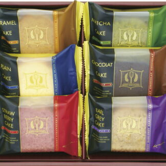 【ラッピング無料】金澤兼六製菓 オリジナルケーキギフト CC-10 キャラメル 抹茶 プレーン ショコラ ストロベリー アールグレイ ケーキ