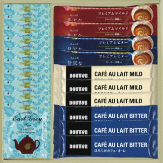 【ラッピング無料】ドトール バラエティセット DOM-AO アールグレイ紅茶ティーバッグ カフェ･オ･レ AGFちょっと贅沢な珈琲店