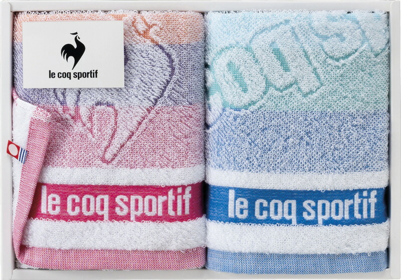 【ラッピング無料】国産 le coq sportif ルコック ビッグロゴ ハンドタオル 2P LQ2302 HT 2P 綿100% 日本製