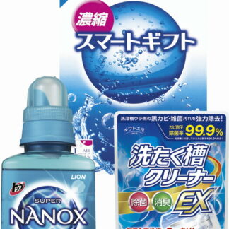 【ラッピング無料】ギフト工房 濃縮スマートギフト LA-8D ライオン トップナノックス 洗たく槽クリーナーEX