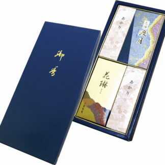 【ラッピング無料】花琳 渡月二種香 173 ローソク お線香 レビュー