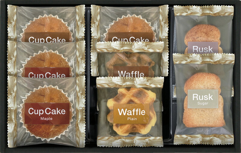 【ラッピング無料】ベイクドスイーツセレクション CWR-15 カップケーキ ワッフル ラスク