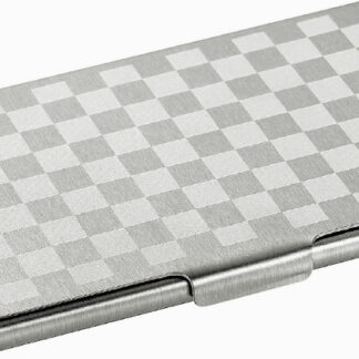 【ラッピング無料】国産 燕熟の技 WAGARAアルミカードケース 市松 EJAC-150D 日本製 名刺入れ