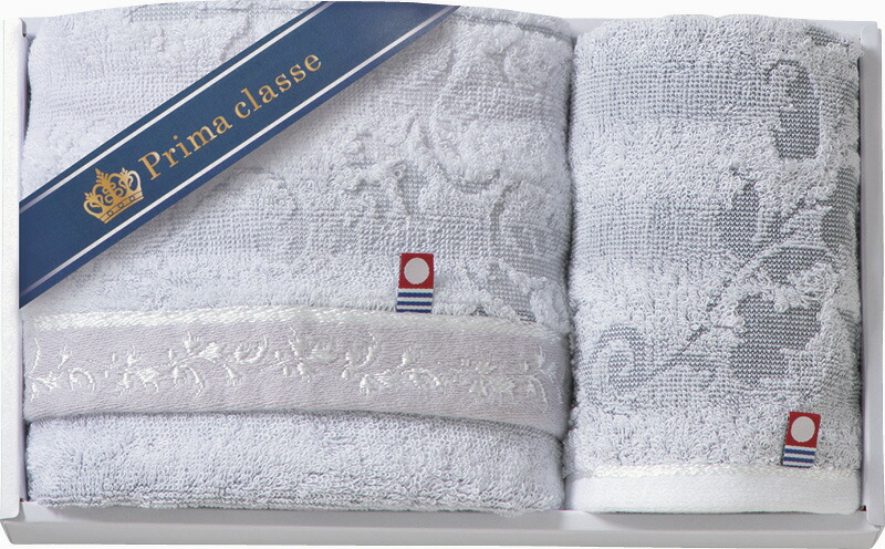 【ラッピング無料】国産 今治製タオル 今治プリマクラッセ フェイスタオル ＆ ウォッシュタオル IPCS-0157 綿100% 日本製