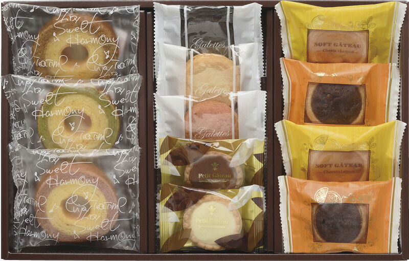 【ラッピング無料】セレブコレクション スイーツアソート CEA-20A ソフトタルト 2層バームクーヘン ガレット プチタルト