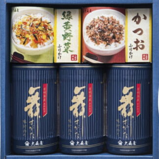 【ラッピング無料】大森屋 卓上のり･ふりかけ詰合せ NTF-20N 味付のり 緑黄野菜ふりかけ かつおふりかけ