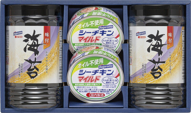 【ラッピング無料】はごろもフーズ 海奏紀行 KK-BJA 味付海苔 オイル不使用シーチキンマイルド