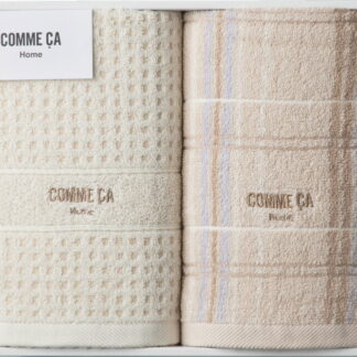 【ラッピング無料】コムサホーム フラン フェイスタオル 2P 22709-55520-238 綿100%