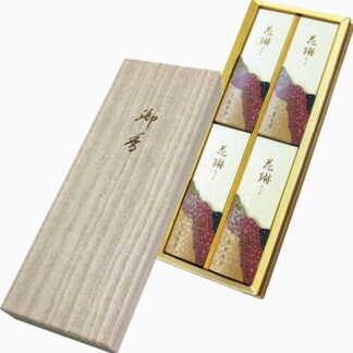 【ラッピング無料】花琳 和装紙箱短寸4入 5001 お線香 レビュー