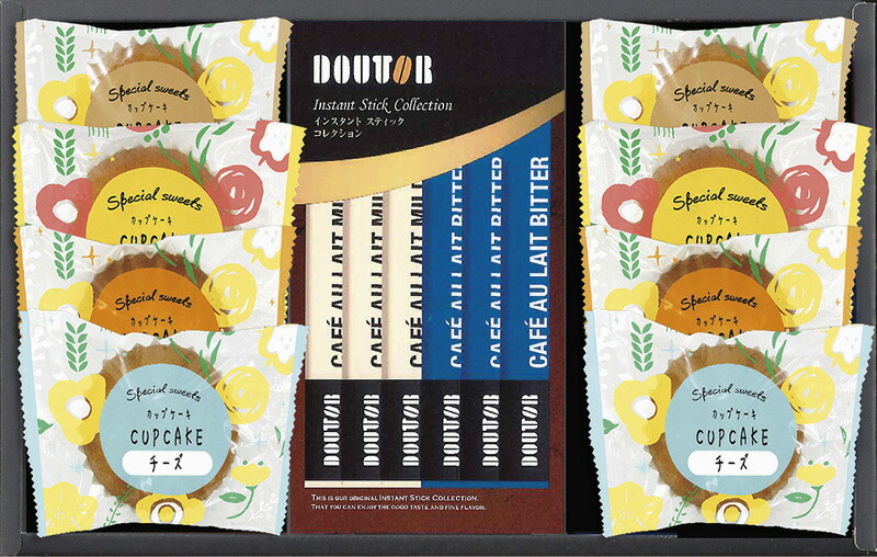 【ラッピング無料】ドトール カップケーキアソートセット HRDN-BE カフェ･オ･レ