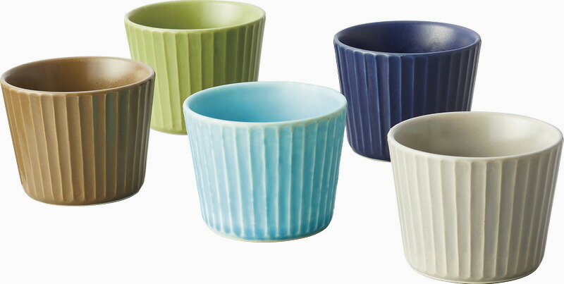 【ラッピング無料】国産 お家でビュッフェスタイル グラデーション マルチカップ 5P T6093 日本製 食器 カトラリー グラス