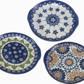 【ラッピング無料】国産 キャッスルスター 耳付パスタ ＆ カレー皿3枚セット 250435 日本製 プレート