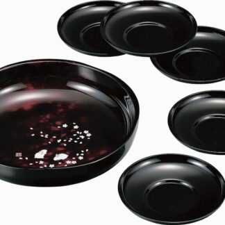 【ラッピング無料】国産 池坊美佳 美佳 桜うさぎ 菓子鉢茶托セット 16475 日本製 菓子椀