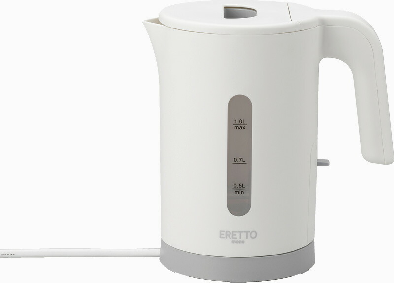 【ラッピング無料】エレット 電気ケトル1L ET-103 レビュー