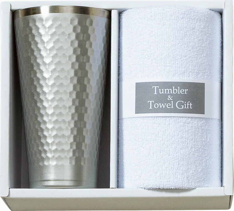 【ラッピング無料】タンブラー 420ml ＆ マイクロファイバークロスセット TBR-025