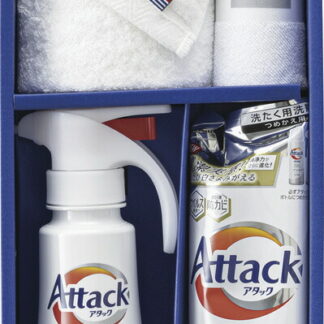 【ラッピング無料】つかいたい贈りたい アタックZEROワンハンドタイプ ＆ 今治製甘撚りタオルセット ZER-25 詰替用 フェイスタオル マイクロファイバークロス