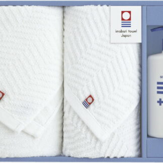 【ラッピング無料】今治ブランドタオル ＆ 薬用ハンドソープセット ITS-25 フェイス ウォッシュ タオル