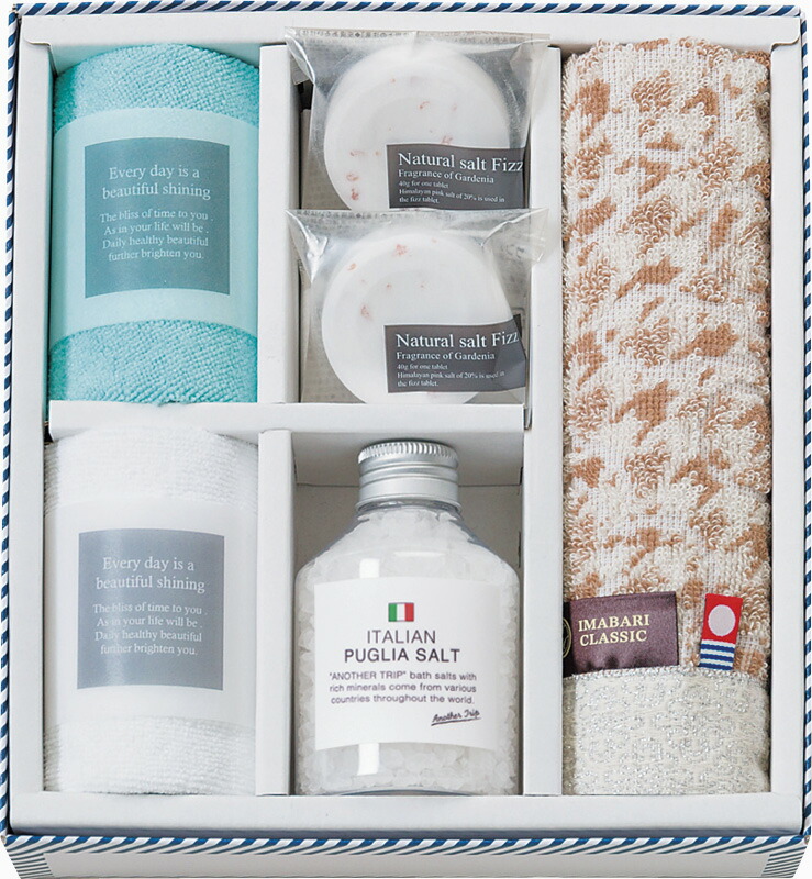 【ラッピング無料】バスツーリスト バスソルトセット BT-525A フィズ マイクロファイバークロス ソルト 今治ウォッシュタオル