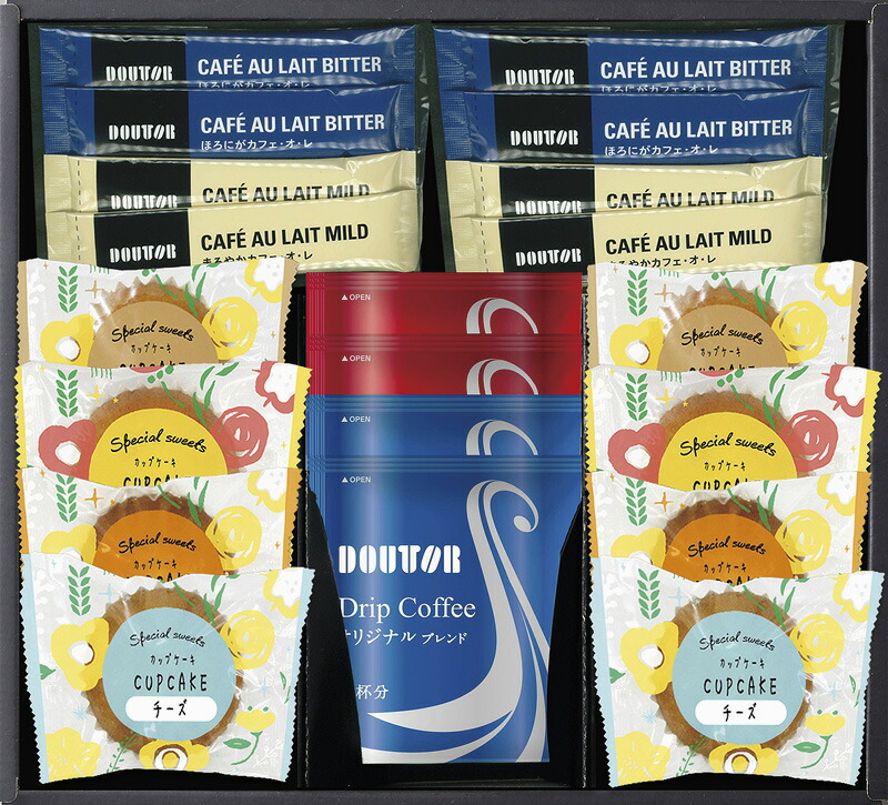 【ラッピング無料】ドトール カップケーキアソートセット HRDN-CO カフェ･オ･レ ドトールドリップコーヒー