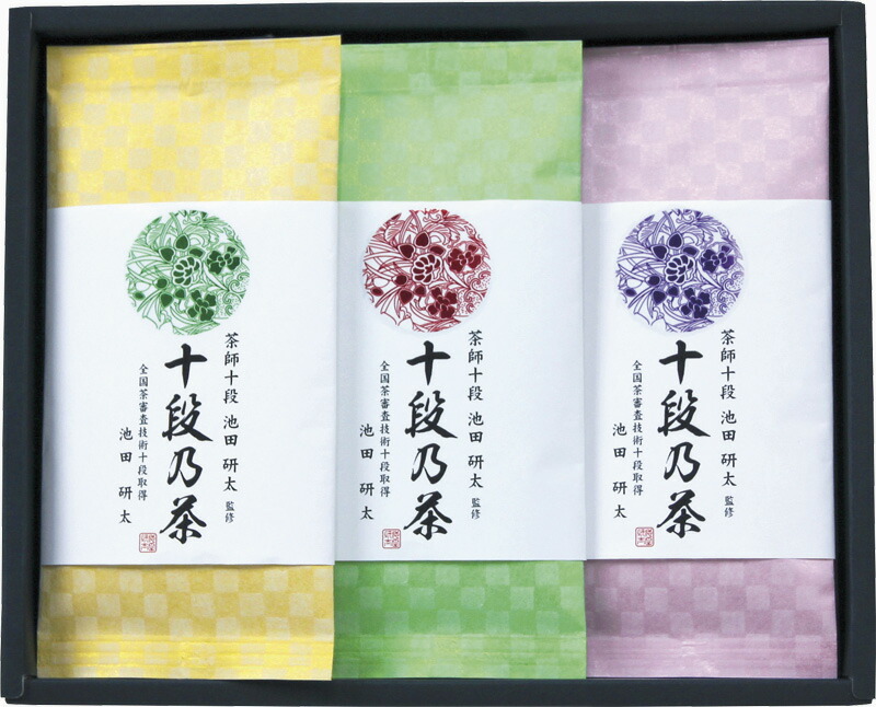 【ラッピング無料】銘茶百科 宇治森徳 最高位十段監修銘茶詰合せ SRS-30 深むし茶 雁ヶ音 煎茶