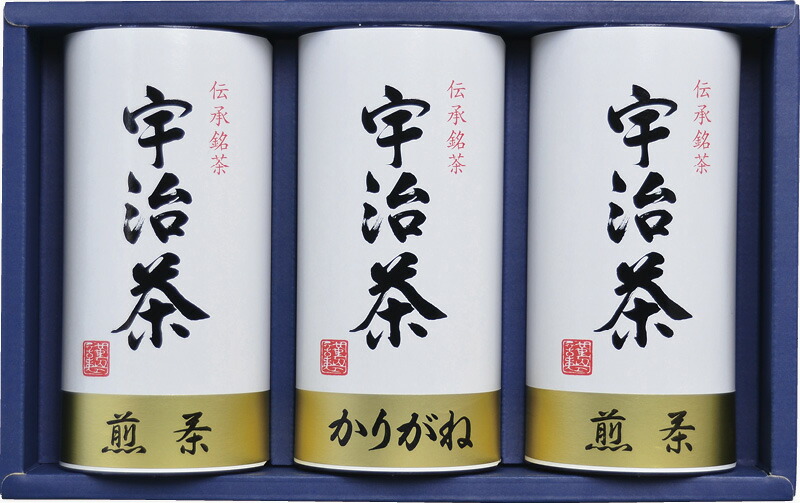 【ラッピング無料】宇治茶詰合せ(伝承銘茶) LC1-35A 煎茶 雁が音
