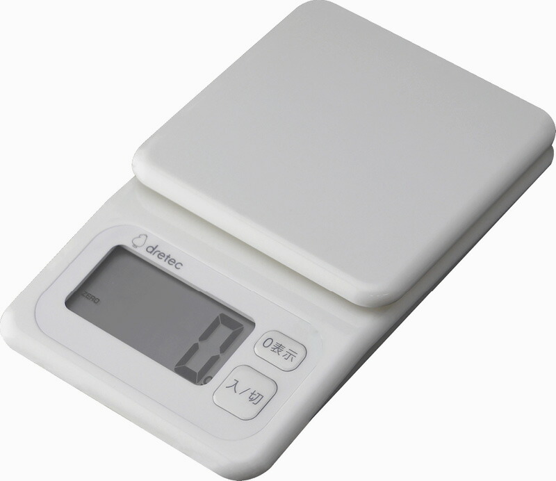 【ラッピング無料】ドリテック デジタルスケール 「ブロート 」3kg KS-825WT キッチンスケール