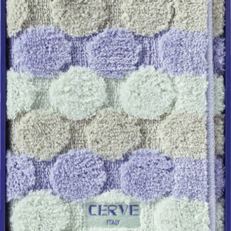 【ラッピング無料】国産 チェルベ ドット バスマット ブルー 090921BL 日本製