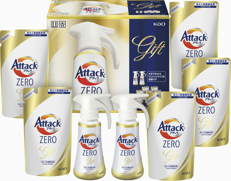 【ラッピング無料】花王 アタックZEROワンハンドギフト K･AＮ-40A 詰替用