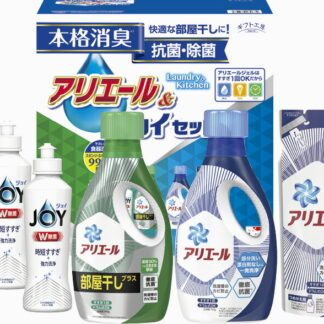 【ラッピング無料】ギフト工房 アリエール ＆ ジョイセット AJS-30E P＆G 除菌 ジェル部屋干しプラス ジェル 詰替用