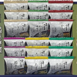 【ラッピング無料】ろくさん亭 道場六三郎 フリーズドライ BG-24Z 風雑炊 味噌汁 たまごスープ お吸物 茄子 わかめと油あげ