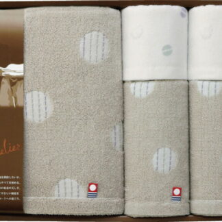【ラッピング無料】国産 タオルソムリエの選択 タオルセット 22710-61850-936 綿100% 日本製 フェイス ウォッシュ タオル バスタオル