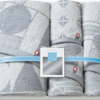 【ラッピング無料】国産 GEORNEL タオルセット GER-5003 綿100% 日本製 フェイス バス ウォッシュ タオル