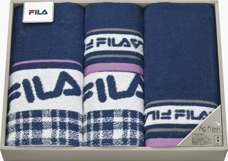 【ラッピング無料】フィラ ハウザー スポーツタオル 2P ＆ フェイスタオル 2P FL-5060 綿100%