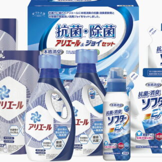 【ラッピング無料】ギフト工房 抗菌除菌･アリエール ＆ ジョイセット SAJ-50G P＆G ジェル詰替用 抗菌消臭ソフターEX 詰替用 抗菌消臭ソフターEX 除菌