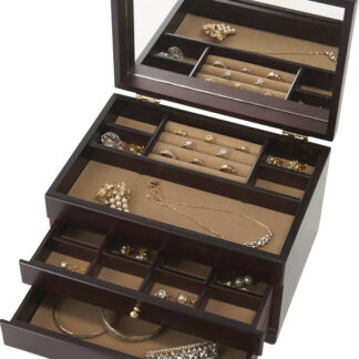 【ラッピング無料】国産 ジュエリーボックス 017-809 日本製 収納ボックス ケース