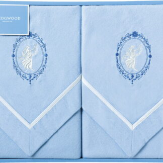 【ラッピング無料】ウェッジウッド ジャスパー 綿毛布 2枚組 FQ82121015 綿100%