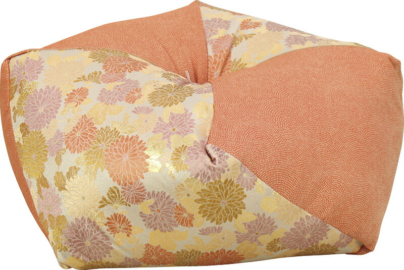 【ラッピング無料】国産 おじゃみ 座布団 オレンジ LOJ-03OR 日本製