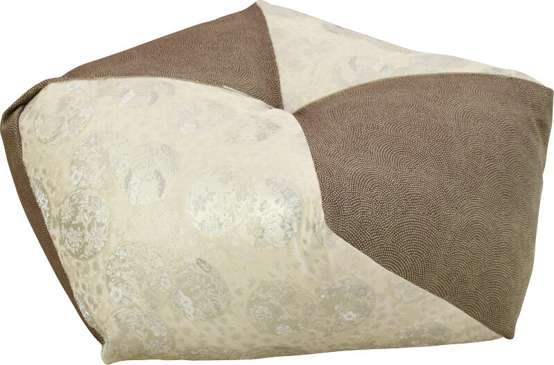 【ラッピング無料】国産 おじゃみ 座布団 ブラウン LOJ-01BR 日本製