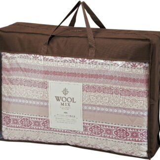 【ラッピング無料】国産 ウールミックス ウール混 掛ふとん ローズ WLM5150RO 日本製 掛け 布団