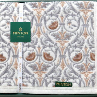 【ラッピング無料】国産 ミントン シール織 綿毛布(毛羽部分) MNCB72001 日本製