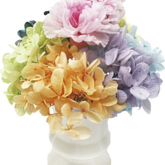 【ラッピング無料】国産 プリザーブドフラワーギフト なないろ MF-18 日本製