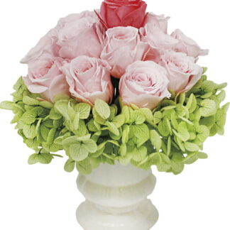 【ラッピング無料】国産 プリザーブドフラワーギフト ブライダルローズブーケ MF-22 日本製