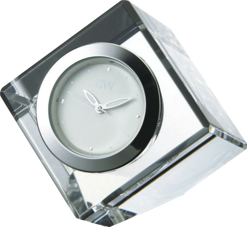 【ラッピング無料】グラスワークスナルミ コフレ ミニクロック GW1000-11038 置き時計