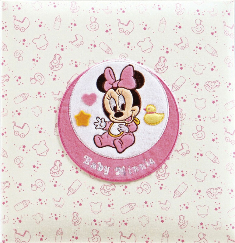 【ラッピング無料】国産 フエルアルバム ベビーミッキー ＆ フレンズ アルバム ミニー ア-LB-617-2 日本製 ベビーアルバム