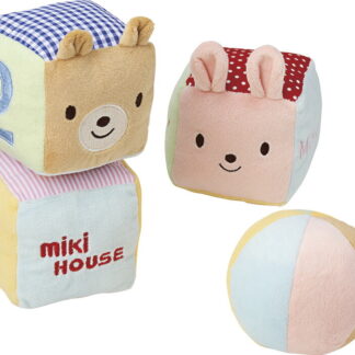 【ラッピング無料】ミキハウス ベビーキューブ 46-1289-828 ボール