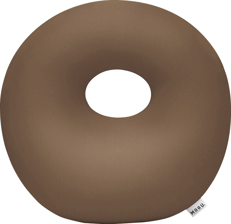 【ラッピング無料】国産 モグ ホール クッション ブラウン 4540323013548 日本製 座布団 シートクッション まくら