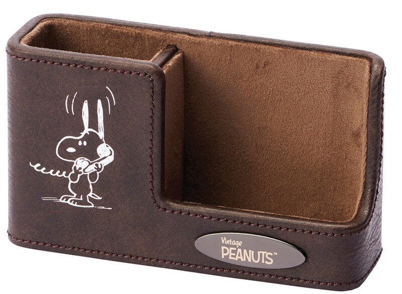 【ラッピング無料】ピーナッツ スヌーピー スマホ ＆ メガネスタンド ブラウン 151-240570BR スマートフォンスタンド