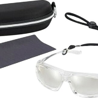 【ラッピング無料】花粉グラス 4P クリアー 86068 花粉ガード ケース ストラップ レンズ拭き