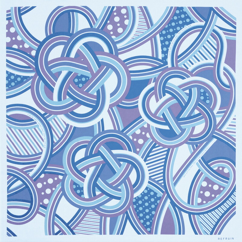 【ラッピング無料】国産 REFRAIN 撥水ふろしき 結花 053401 綿100% 日本製